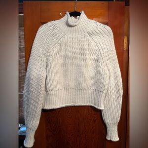 H&M Cream Turtleneck Sweater